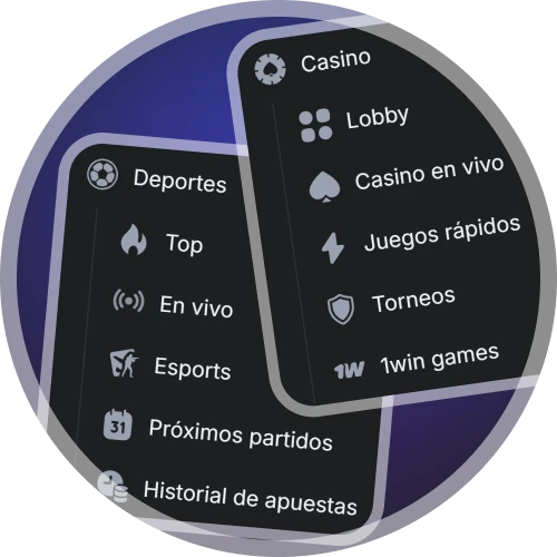 Accede al casino permanente en el sitio oficial de 1Win.