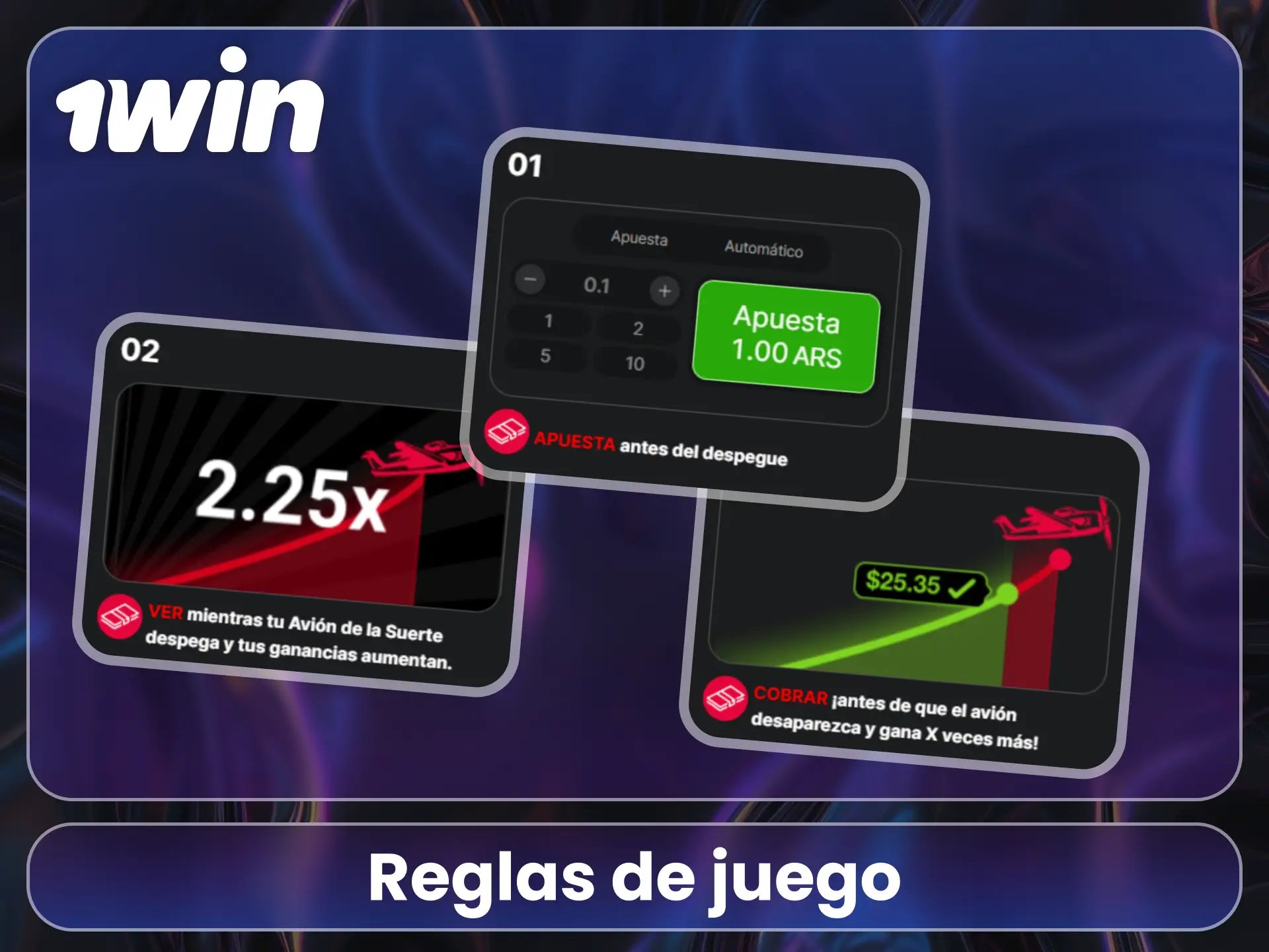 Conoce las reglas de vuelo en el sitio oficial 1Win.