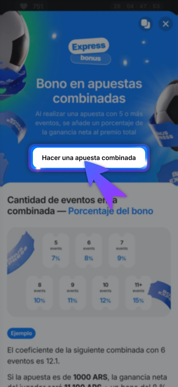 Activa tu bono de casino en el sitio oficial 1Win.