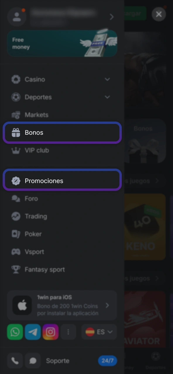 Revisa las ofertas activas en el sitio oficial de 1Win.