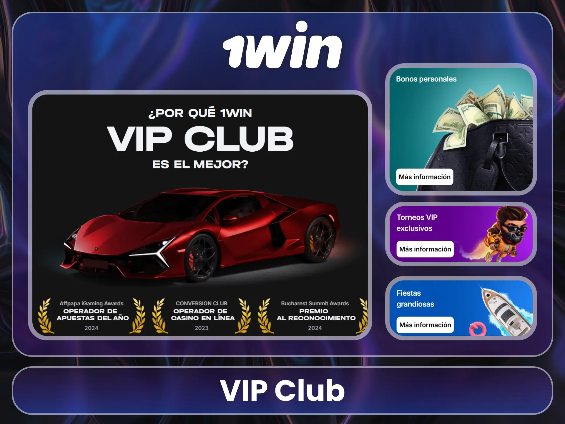 Únete al club exclusivo en el sitio oficial de 1Win.