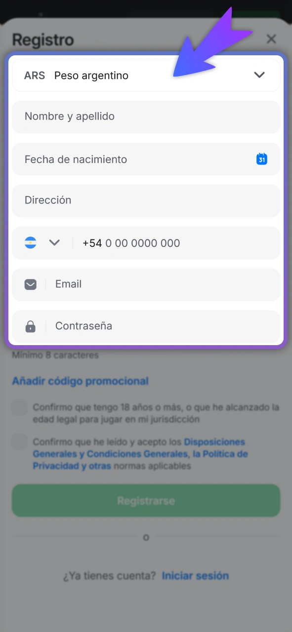 Comienza tu registro seguro en el sitio oficial de 1Win.
