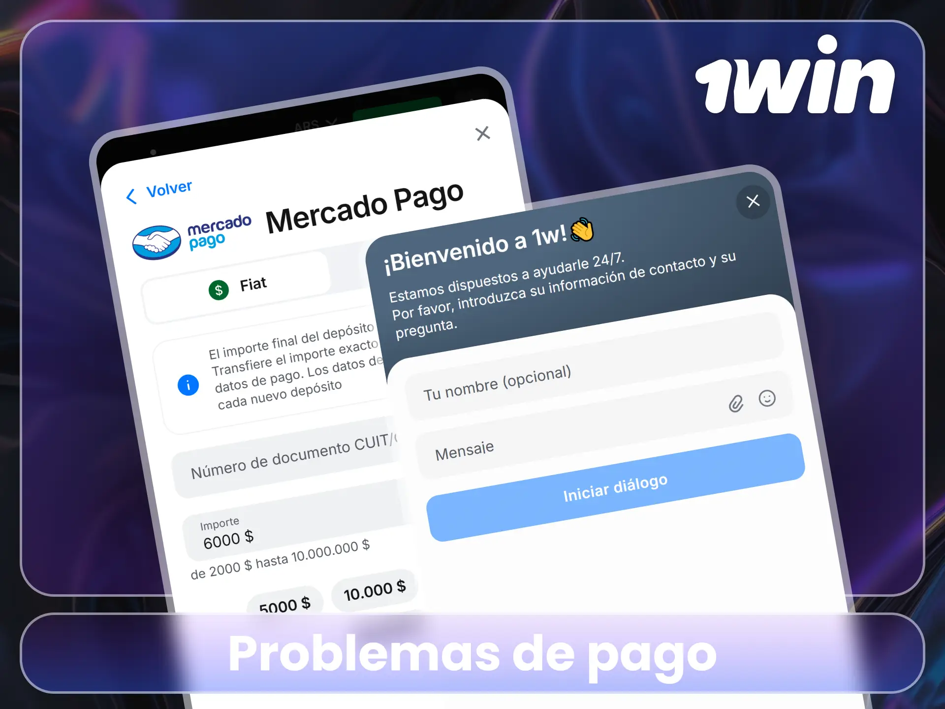 Resuelve dudas sobre tus pagos en el sitio oficial 1Win.