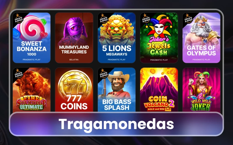 Juega a las tragamonedas en el sitio oficial de 1Win.