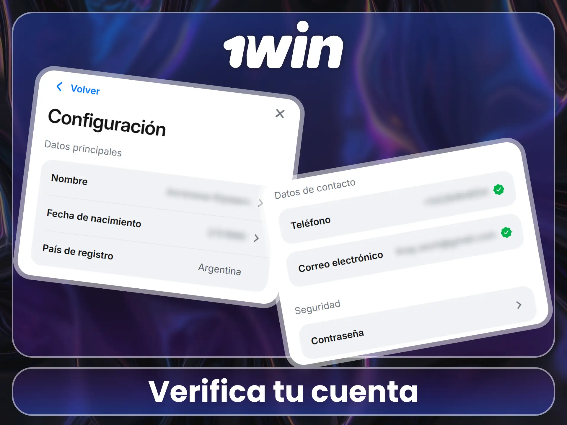 Verifica tu identidad real en el sitio oficial de 1Win.
