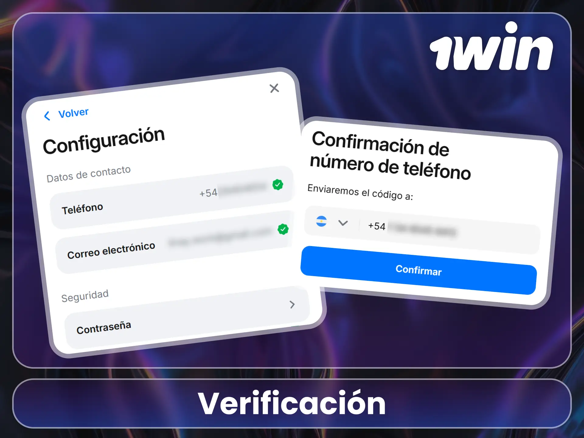 Valida tu identidad real en el sitio oficial de 1Win.
