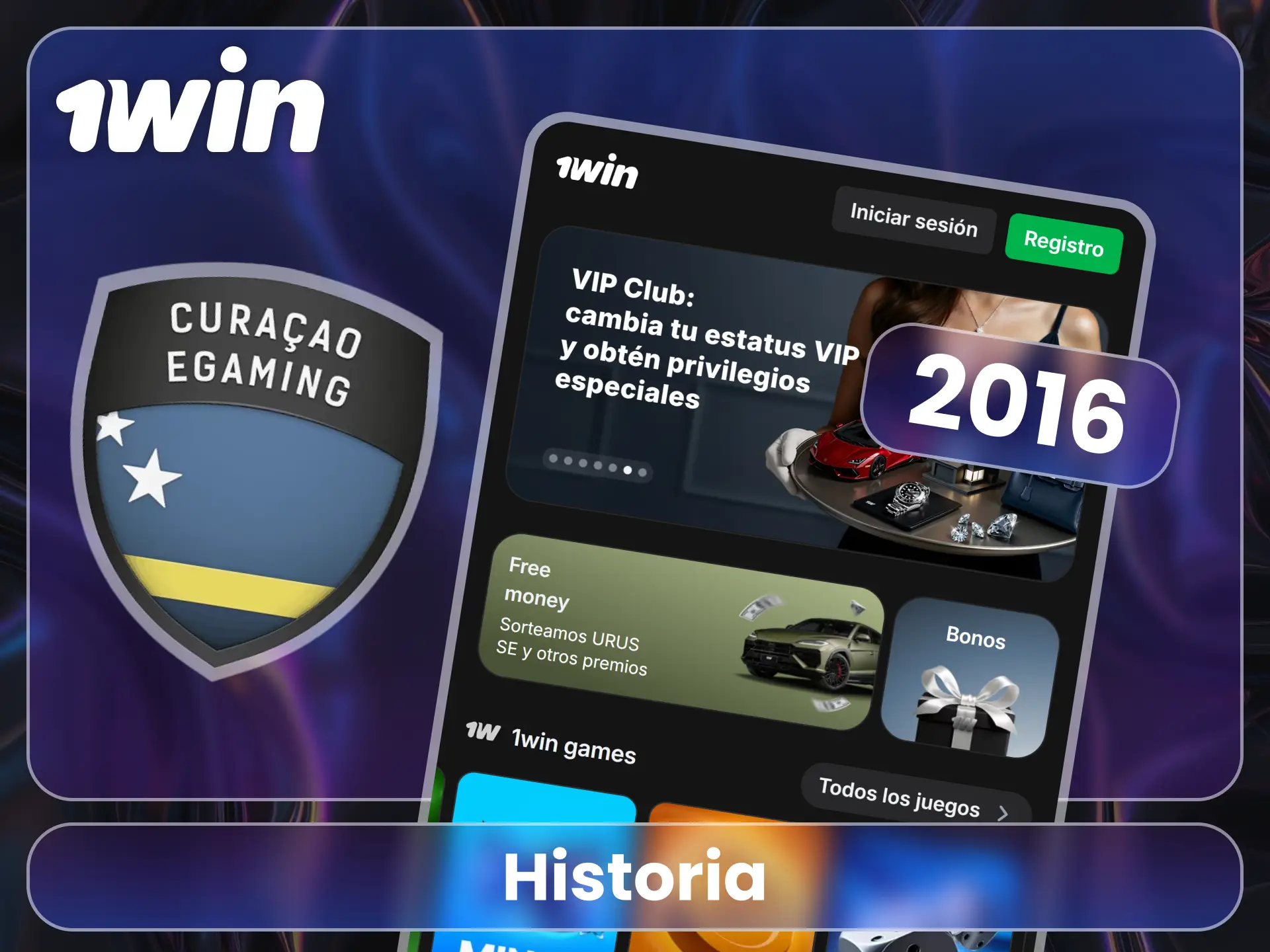 Conoce la trayectoria del casino en el sitio oficial 1Win.